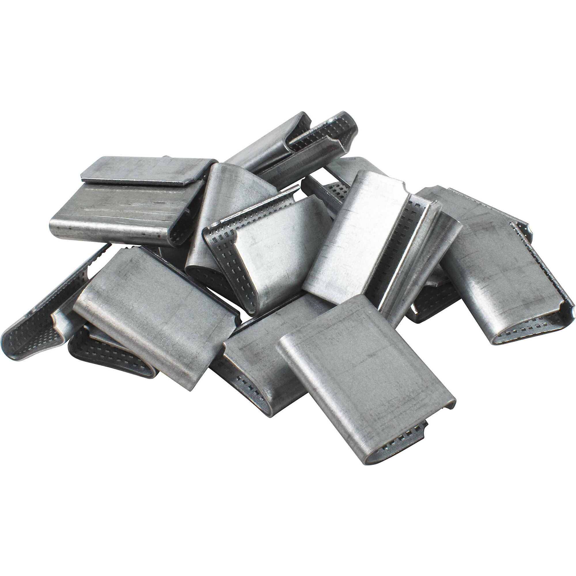Encore Packaging Poly Seal Snap-On Serrated Seals — 3/4in., 1000 Pcs, Model# P34SS3-1000